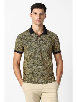 Van Heusen - Multi-Color Cotton Half Sleeves Polo T-Shirt