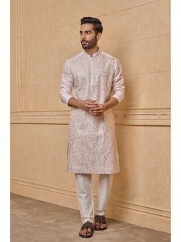 TASVA - Pink Printed Kurta and Pyjama