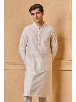 TASVA - White Plain Kurta