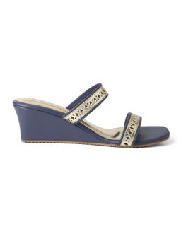 Chaal Chalan - Blue Nazia Wedges