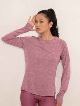 Nykd by Nykaa - Long Sleeved Athletic Top - NYK311 Wistful Mauve
