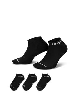 Nike - Unisex Jordan Everyday No-Show Socks Black (Pack of 3)