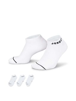 Nike - Unisex Jordan Everyday No-Show Socks White (Pack of 3)