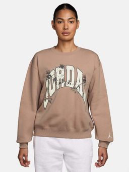 Nike - Women W J BRK FLC CREW GFX RLT Sweatshirt