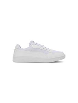 Puma - Smash Soft Cushioning Youth White School Shoes