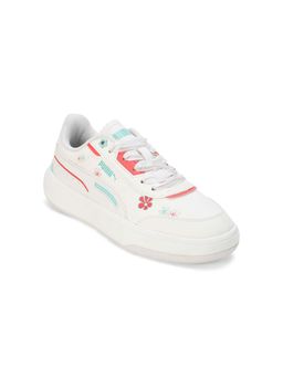 Puma - Tori Bubble Bloom Jr Unisex White Sneakers