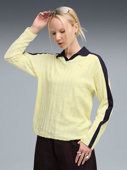 Puma - Women T7 FAMILY Cotton Full Sleeve Polo T-shirt