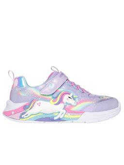 SKECHERS - Girls Unicorn Chaser Lavender Casual Sneakers