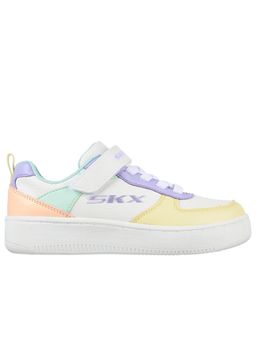 SKECHERS - Sport Court 92 White Multi-Color Casual Sneakers