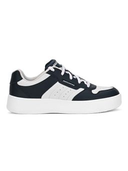 SKECHERS - Boys Navy Blue Sport Court 92 Casual Sneakers