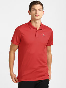 Reebok - Power Mesh Polo Red Training Polo Shirt