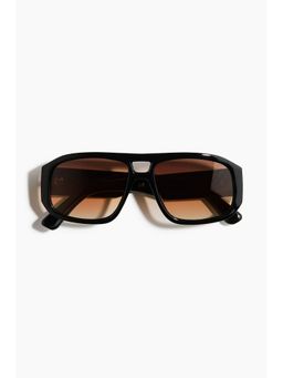 H&M - Women Black Polarised Aviator-Style Sunglasses
