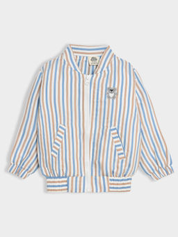 Mi Arcus - Boys Multi-Color Full Sleeves Bomber Jacket