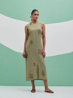 Priya Chaudhary - Green Midi Dress