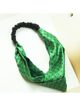 Tossido - Ferns Soft Satin Criss-Cross Top Headband