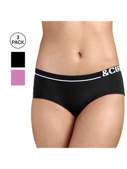 Tailor and Circus - Womens Tencel Modal Micro Hipster Briefs (Pack of 3)