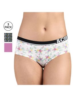 Tailor and Circus - Womens Tencel Modal Micro Hipster Briefs (Pack of 3)