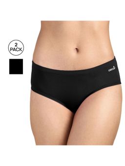Tailor and Circus - Womens Bare Tencel Modal Micro Hipster Briefs - Black (Pack of 2)