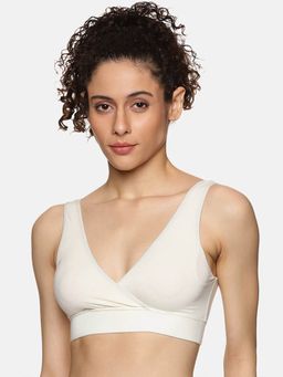 Tailor and Circus - Womens Maternity Nursing Tencel Modal Micro Bra - White