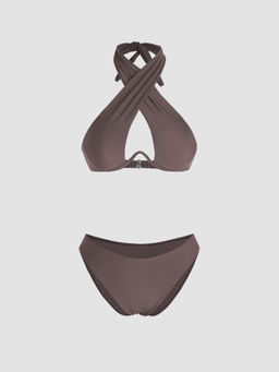 Cider - Miss Independent Cut-Out Underwire Bikini Set