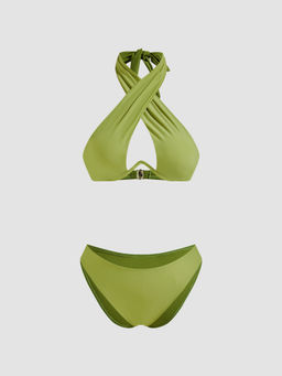 Cider - Miss Independent Cut-Out Underwire Bikini Set