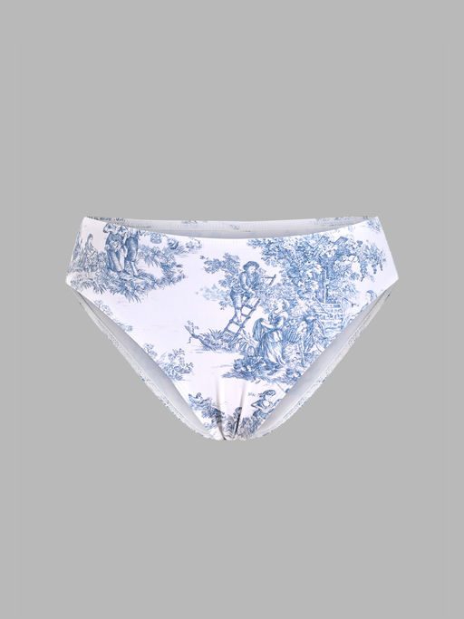 Cider Toile de Jouy Bikini Bottom