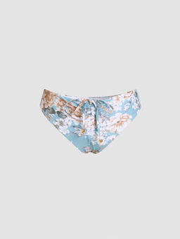 Cider - Floral Drawstring Bikini Bottom