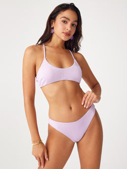 Cider - U-neckline Knotted Bikini Set