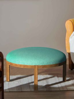 Chumbak - Bohemian Ottoman - Maldivian Teal