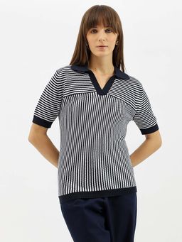 United Colors of Benetton - Johny Collar Striped Polo T-Shirt
