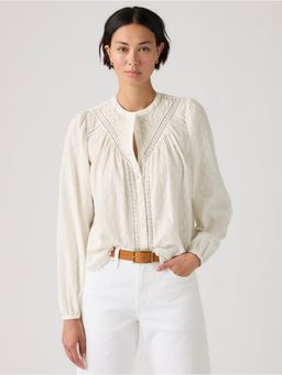 Levi's - Women's Embroidered Off-White Blouse