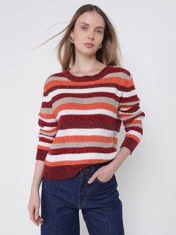 Cover Story - Multi Colour Knitted Sweater