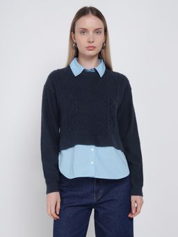 Cover Story - Navy Blue Sweater