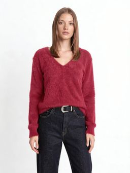 Cover Story - Pink Knitted Sweater