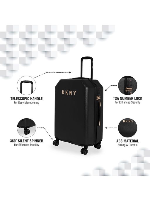 Buy DKNY ALLORE Black Color ABS Material Hard 20