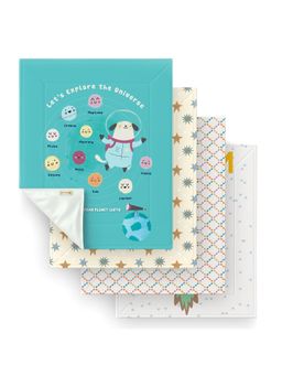 TIDY SLEEP - Cotton Diaper Changing /Sleeping Mat Water Proof Ourmission (0-3 Months)