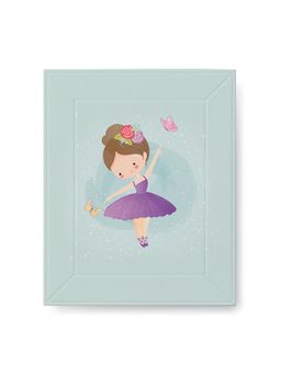 TIDY SLEEP - Cotton Diaper Changing /Sleeping Mat Water Proof Ballerina (0-3 Months)