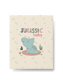 TIDY SLEEP - Cotton Diaper Changing /Sleeping Mat Water Proof Dinoboy (0-3 Months)