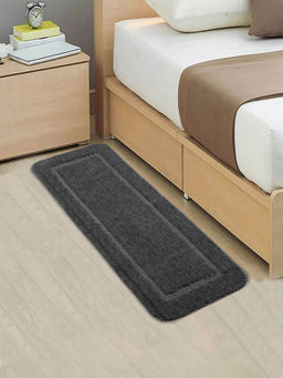 Saral Home - Dark Grey Micro Soft & Antiskid Backing Runner