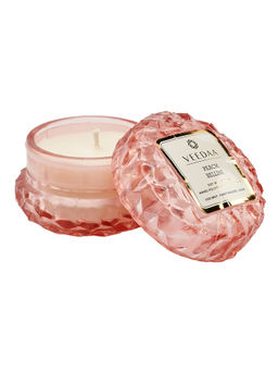 VEEDAA - Peach Bellini Crystal Glass Scented Candle