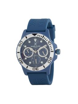 Daniel Klein - Men Navy Blue Dial Analogue Watch DK.1.12716-3 (M)