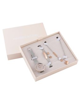 Daniel Klein - Women Gift Set White Dial Analogue Watch DK.1.13022-4 (M)
