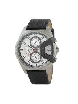 Daniel Klein Exclusive - Leather Analogue White Dial Men's Watch-Dk12158-2