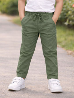 Mi Arcus - Cotton Solid Casual Trouser