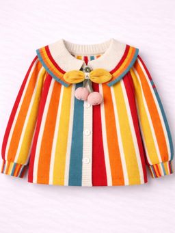 Little Surprise Box - Multi-Color Stripes Winter Sweater