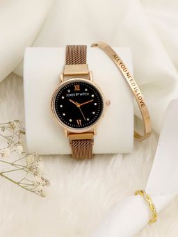 Joker and Witch - Mini Rose Gold Love Triangle For Women