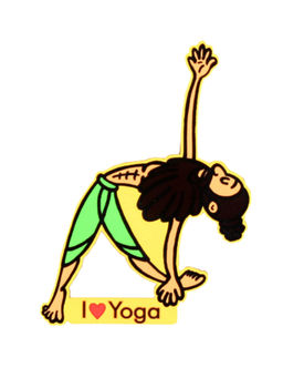 Eco Corner - Green Indian Yogi Magnet