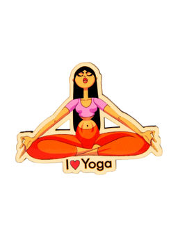 Eco Corner - Orange Yogini Magnet