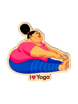 Eco Corner - Pink Yogini Magnet