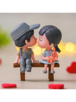 eCraftIndia - Love Kissing Couple Showpiece Romantic Statue Home Decor Valentine Gift